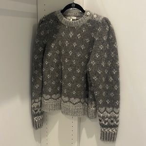 NWOT Loveshackfancy alpacas and wool sweater